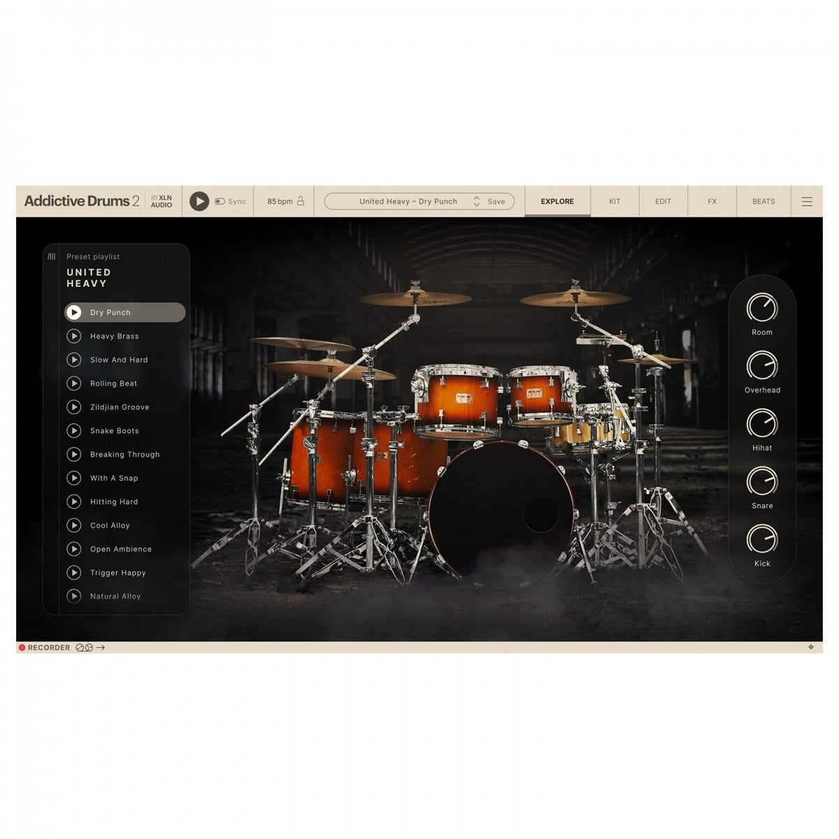 XLN Addictive Drums 2 United Heavy